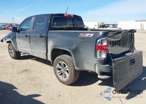 2022 Chevrolet Colorado 2Wd Short Box Z71 из США, поврежденный, VIN 1GCGSDEN1N1198402